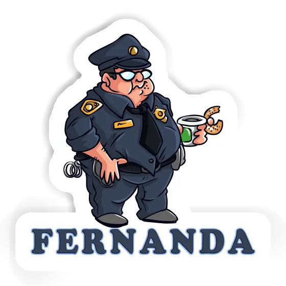 Fernanda Aufkleber Polizist Gift package Image