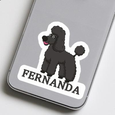 Caniche Autocollant Fernanda Laptop Image