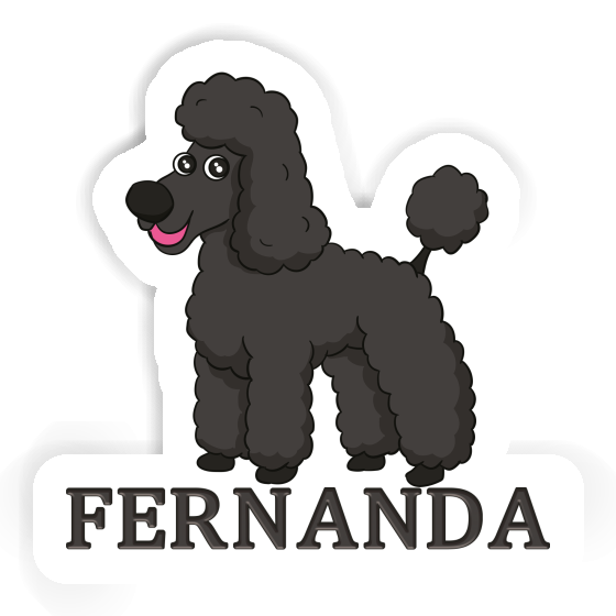 Caniche Autocollant Fernanda Image