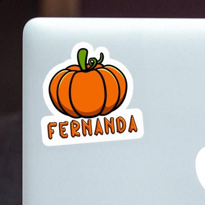 Fernanda Sticker Pumpkin Laptop Image