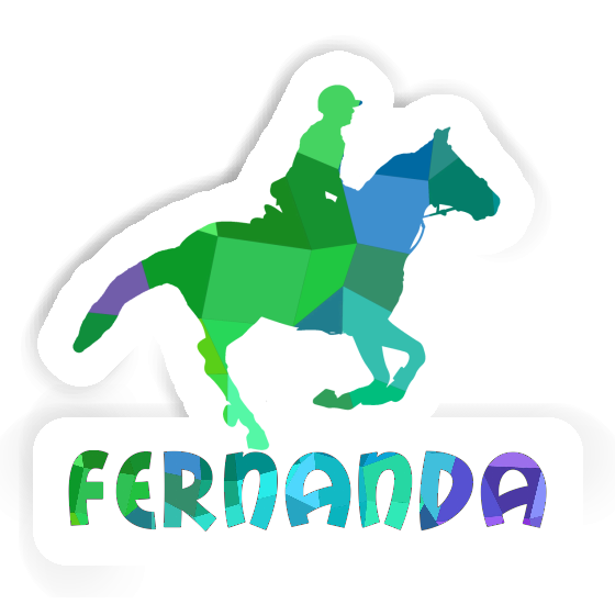 Sticker Fernanda Horse Rider Laptop Image