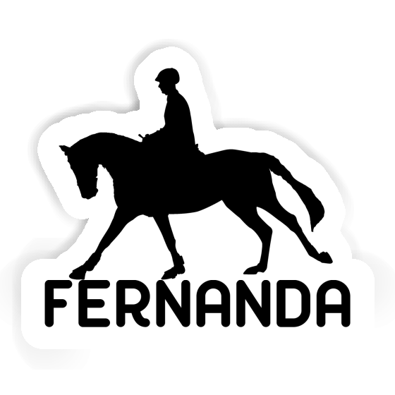 Sticker Horse Rider Fernanda Notebook Image