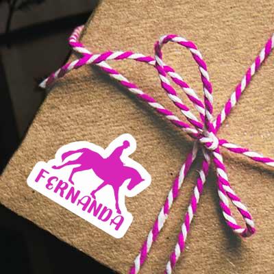 Sticker Fernanda Horse Rider Image