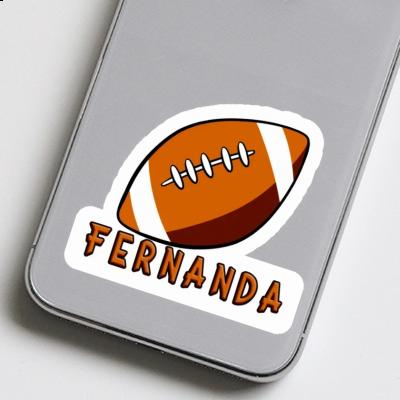 Fernanda Sticker Rugby Laptop Image