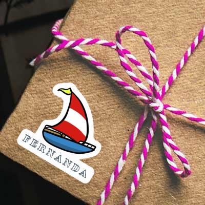 Sticker Sailboat Fernanda Image