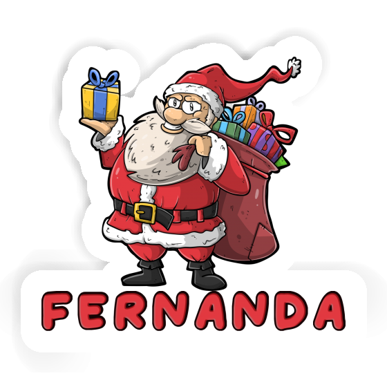 Weihnachtsmann Aufkleber Fernanda Notebook Image