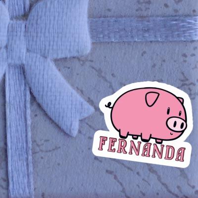 Fernanda Autocollant Cochon Notebook Image