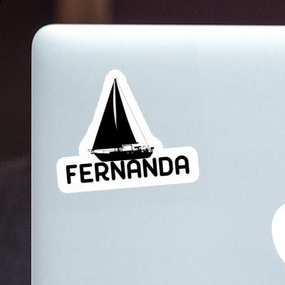 Sticker Fernanda Segelboot Gift package Image