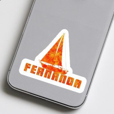 Fernanda Sticker Segelboot Laptop Image