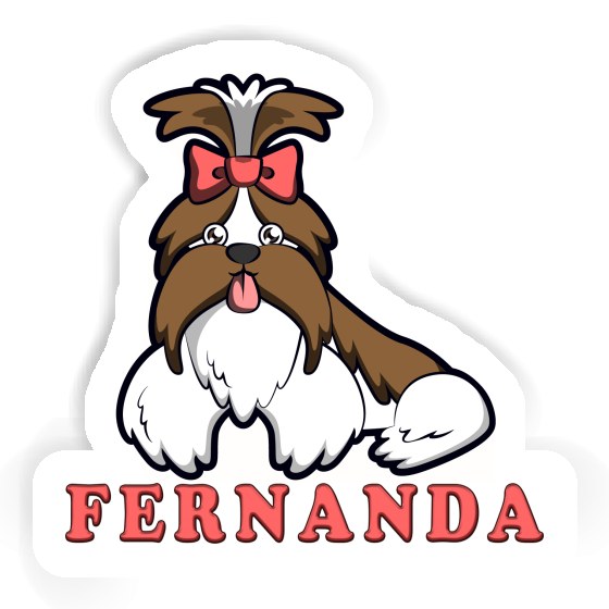 Fernanda Sticker Shih Tzu Image