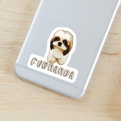 Shih Tzu Autocollant Fernanda Notebook Image