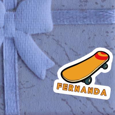 Fernanda Sticker Skateboard Notebook Image