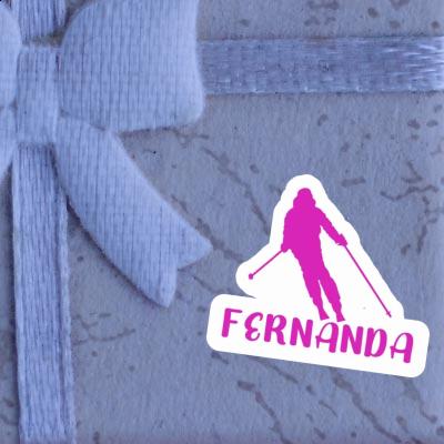 Sticker Fernanda Skier Gift package Image