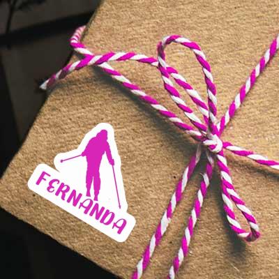 Sticker Fernanda Skier Gift package Image