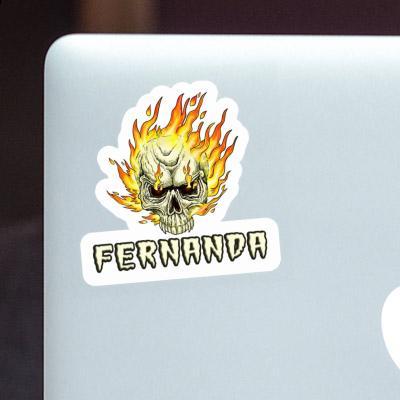 Sticker Fernanda Skull Notebook Image