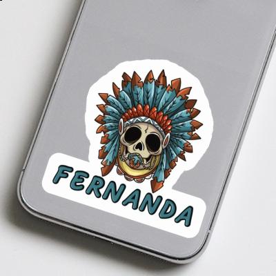 Sticker Fernanda Baby-Skull Notebook Image