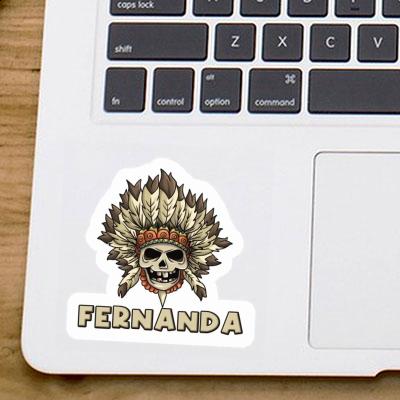 Fernanda Sticker Skull Laptop Image