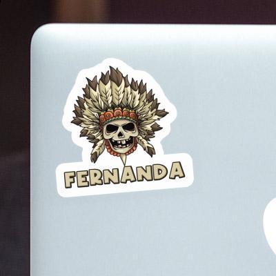 Sticker Fernanda Kinder Totenkopf Image