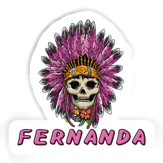 Sticker Womens Skull Fernanda Gift package Image