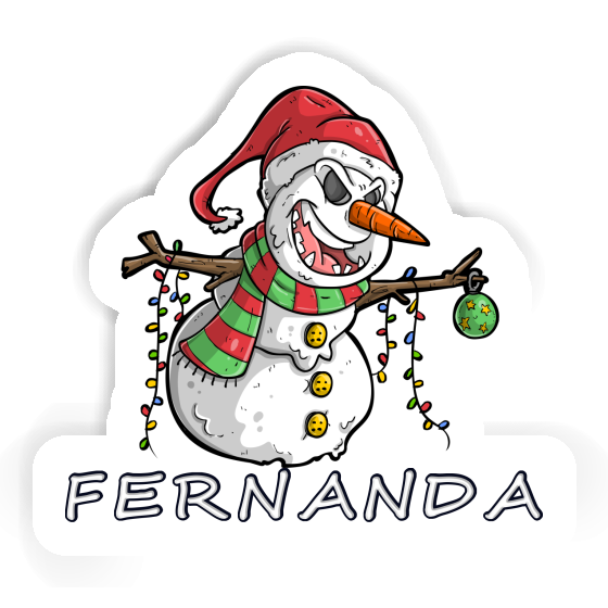 Sticker Bad Snowman Fernanda Image