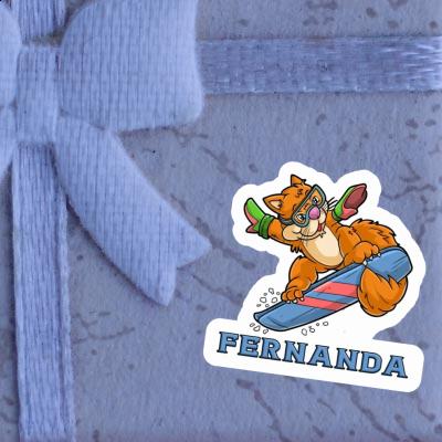 Sticker Snowboarder Fernanda Gift package Image