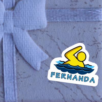 Sticker Fernanda Swimmer Laptop Image