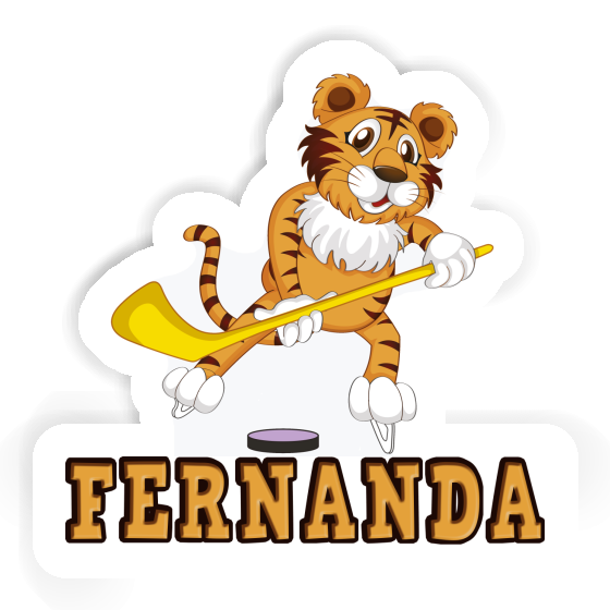 Sticker Tiger Fernanda Notebook Image