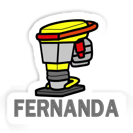 Sticker Fernanda Vibratory tamper Gift package Image