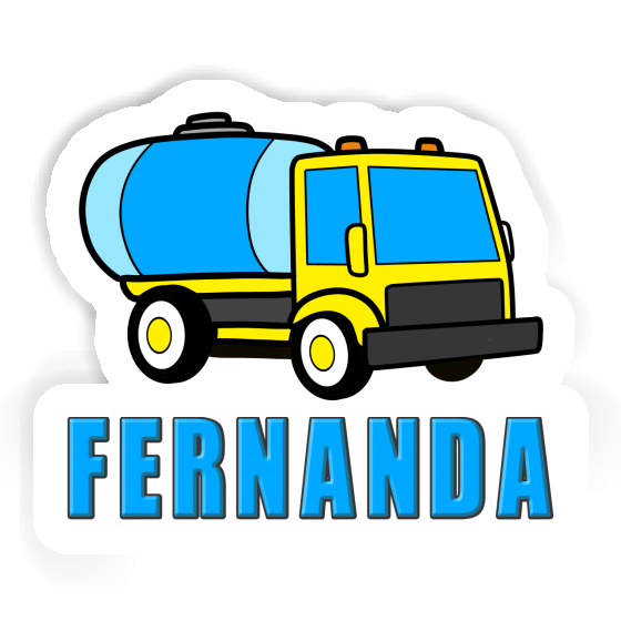 Water Truck Sticker Fernanda Image