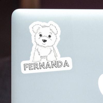 Sticker Westie Fernanda Laptop Image