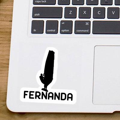 Aufkleber Fernanda Windsurfer Laptop Image