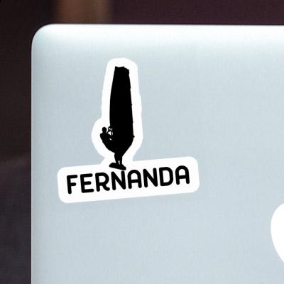 Sticker Windsurfer Fernanda Notebook Image