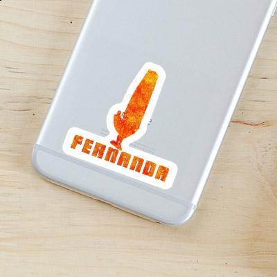 Sticker Fernanda Windsurfer Laptop Image