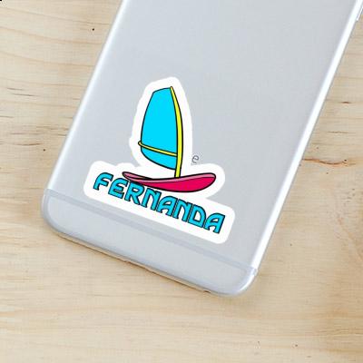 Fernanda Sticker Windsurfbrett Image