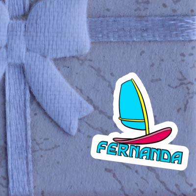 Fernanda Sticker Windsurfbrett Notebook Image