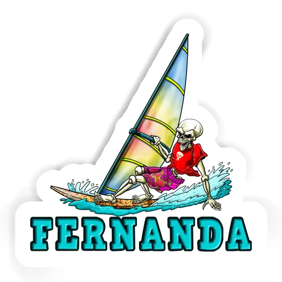 Sticker Surfer Fernanda Notebook Image