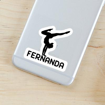 Fernanda Sticker Yoga Woman Notebook Image