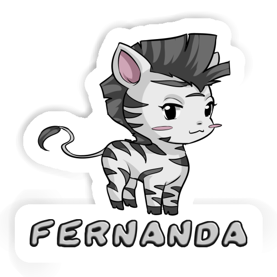 Sticker Zebra Fernanda Image