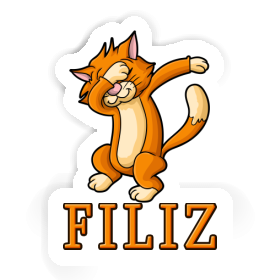 Dabbing Cat Sticker Filiz Image