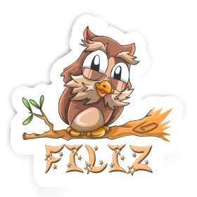 Owl Sticker Filiz Image