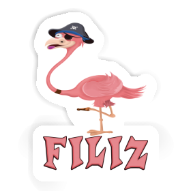 Sticker Flamingo Filiz Image