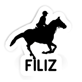 Filiz Aufkleber Reiterin Image