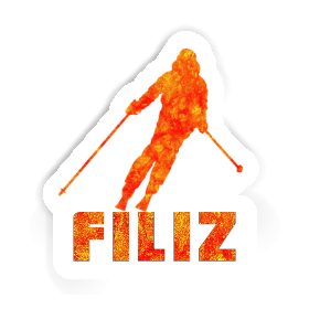 Skier Sticker Filiz Image