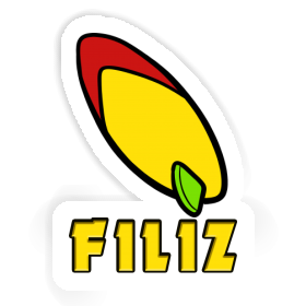 Sticker Filiz Surfboard Image