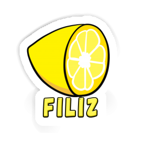 Zitrone Aufkleber Filiz Image