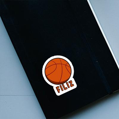 Sticker Filiz Basketball Ball Notebook Sticker Filiz Basketball Ball Gift package Image