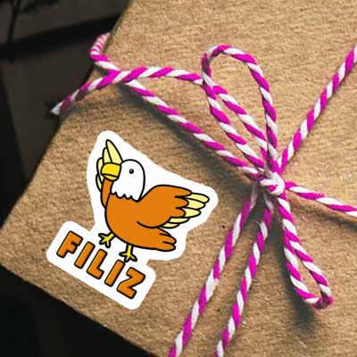 Bird Sticker Filiz Notebook Bird Sticker Filiz Gift package Image
