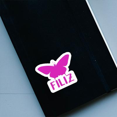 Sticker Filiz Butterfly Notebook Sticker Filiz Butterfly Gift package Image