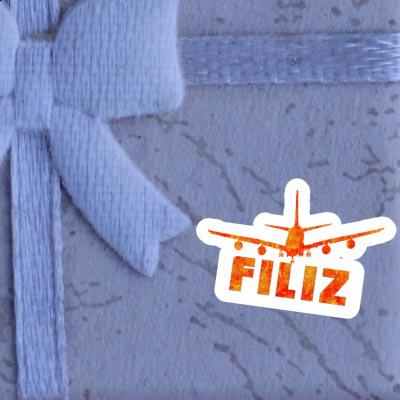 Airplane Sticker Filiz Notebook Airplane Sticker Filiz Gift package Image