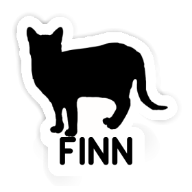 Aufkleber Katze Finn Image